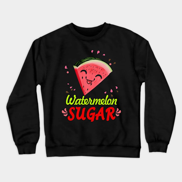 Watermelon Sugar Crewneck Sweatshirt by RainasArt